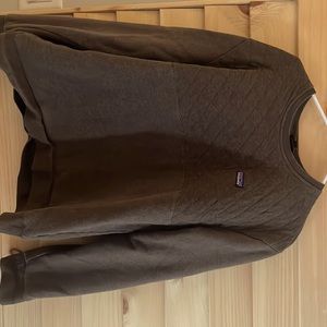 Men’s Organic Cotton Quilt Crewneck Sweatshirt (Large)